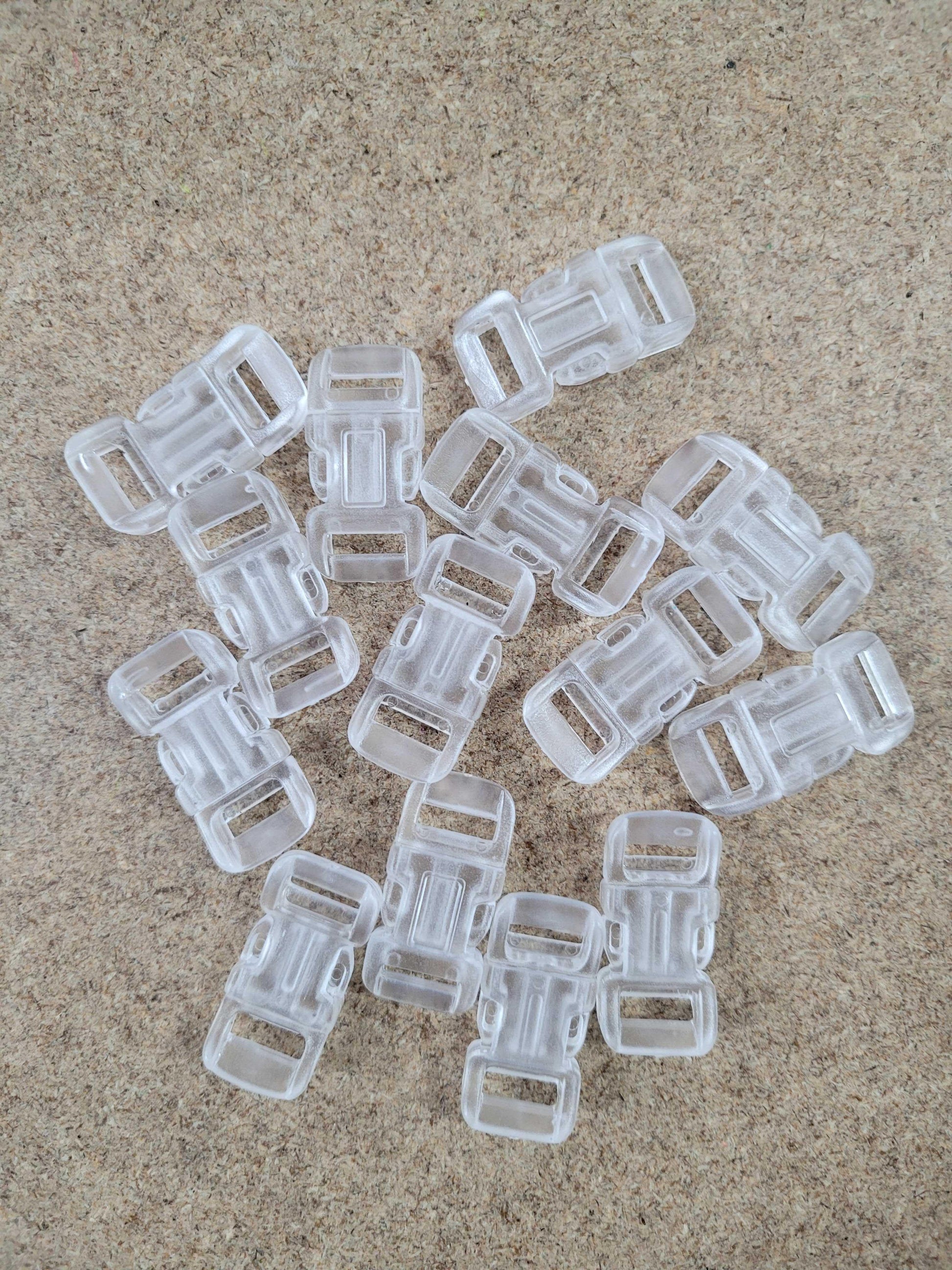 Clear Buckles - 12mm - Cams Cords