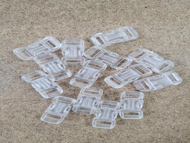 Clear Buckles - 12mm - Cams Cords