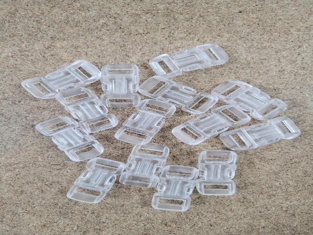 Clear Buckles - 12mm - Cams Cords