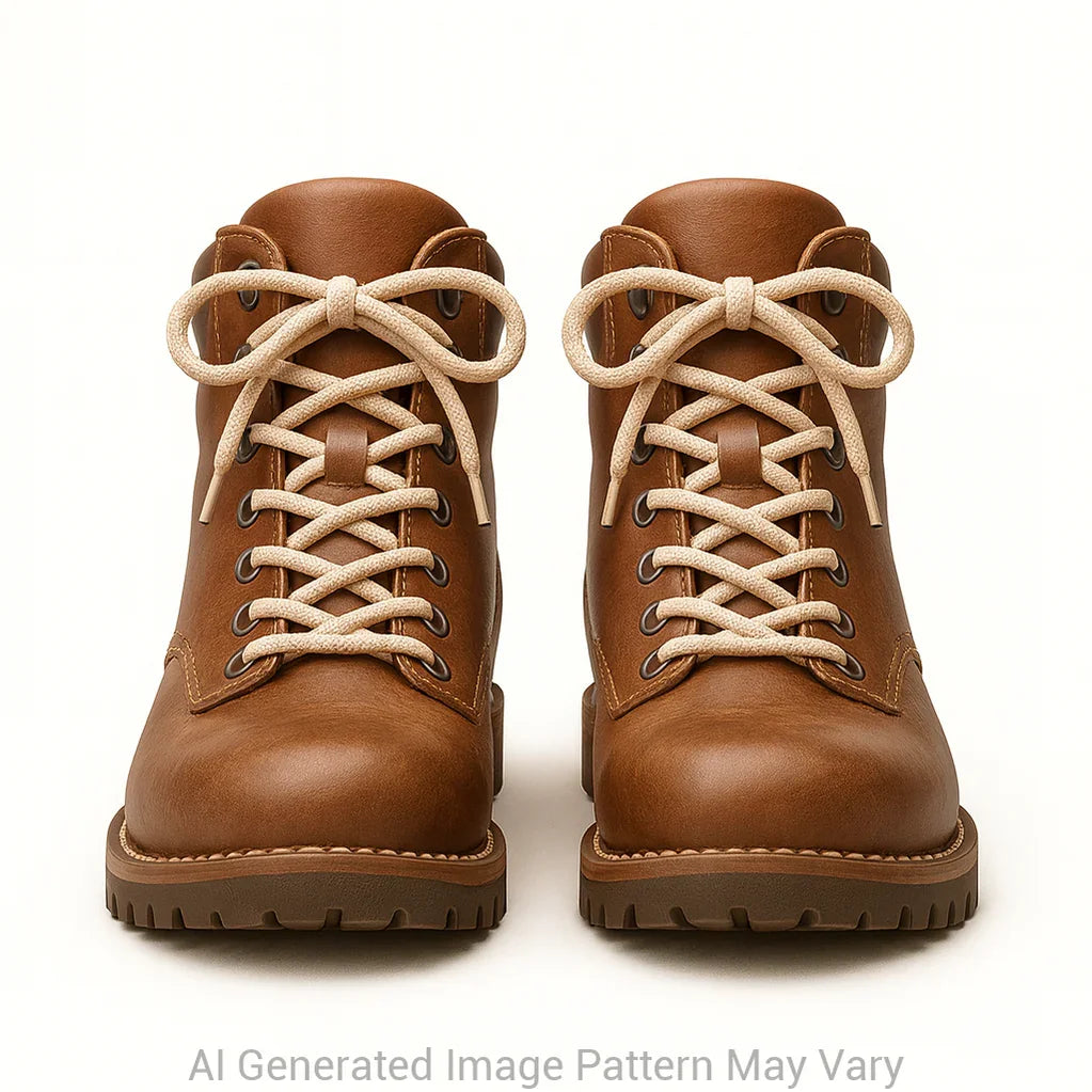 Cream 550 Paracord Shoelaces