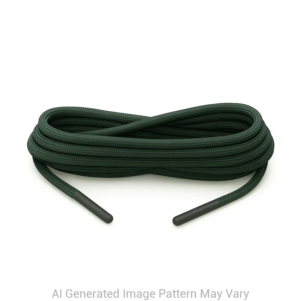 Dark Green 550 Paracord Shoelaces