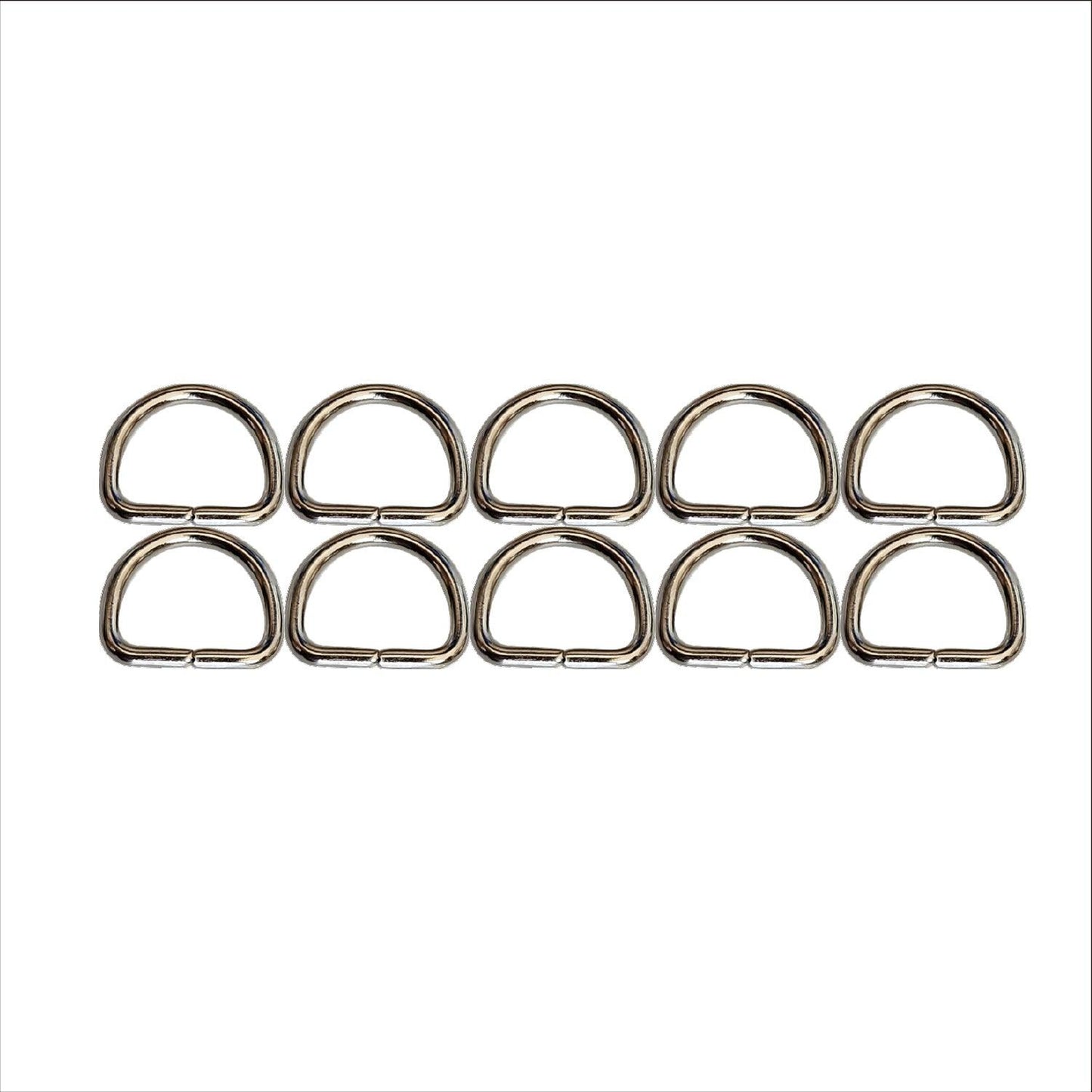 Dee Rings - 12mm Silver - Cams Cords