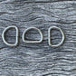 Dee Rings - 12mm Silver - Cams Cords