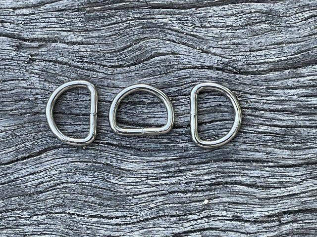 Dee Rings - 12mm Silver - Cams Cords
