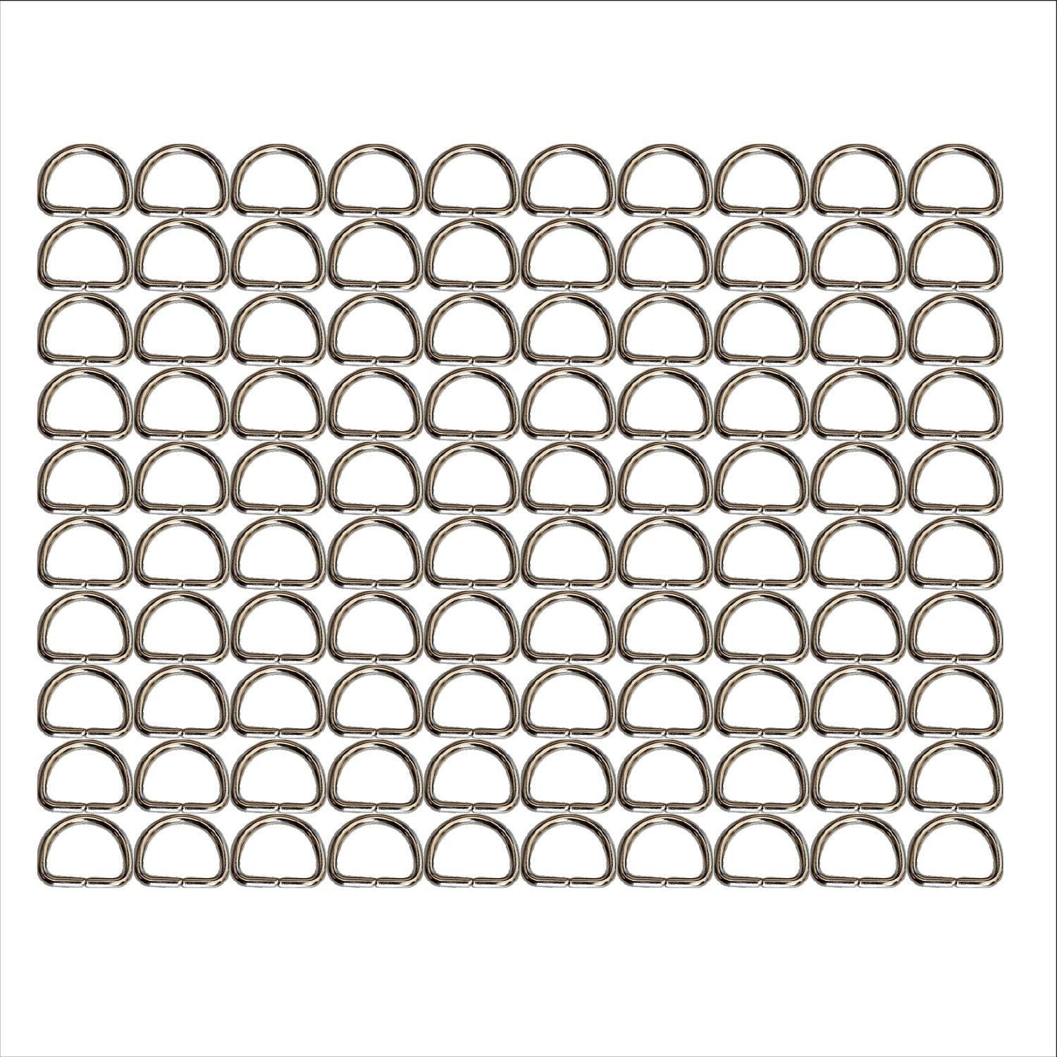 Dee Rings - 12mm Silver - Cams Cords
