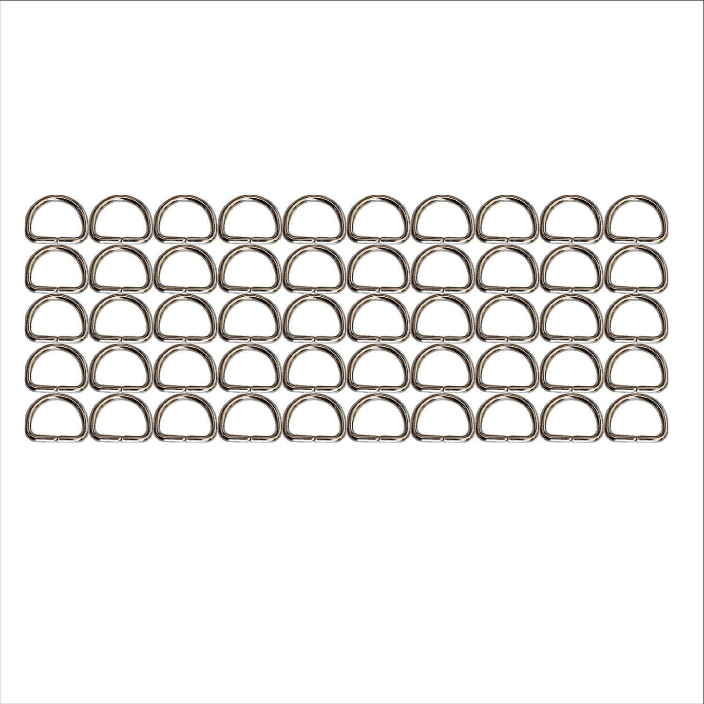 Dee Rings - 12mm Silver - Cams Cords
