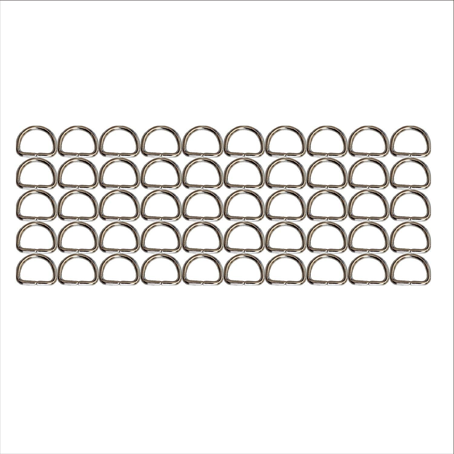 Dee Rings - 12mm Silver - Cams Cords