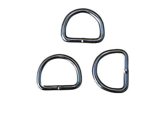 Dee Rings - 20mm Gun Metal - Cams Cords