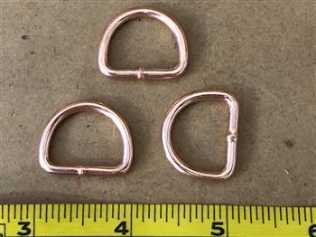 Dee Rings - 20mm Rose Gold - Cams Cords