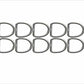 Dee Rings - 20mm Silver - Cams Cords