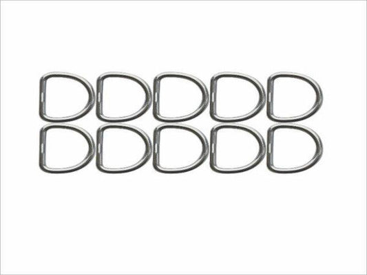 Dee Rings - 20mm Silver - Cams Cords