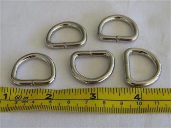 Dee Rings - 20mm Silver - Cams Cords