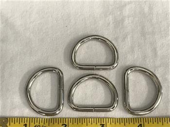 Dee Rings - 25mm Silver - Cams Cords