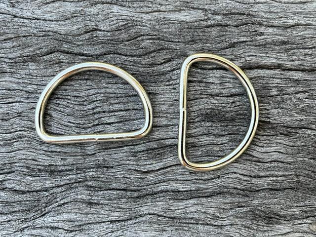 Dee Rings - 50mm Silver - Cams Cords