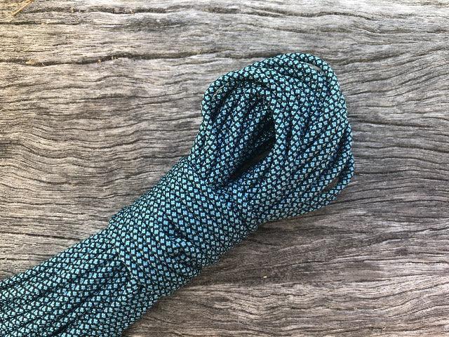 Diamonds - Neon Turquoise Paracord - Cams Cords
