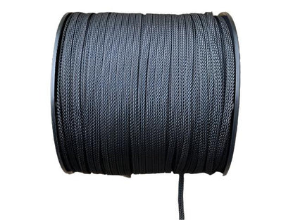 Dog Leash Strapping - Black - 10mm - Cams Cords
