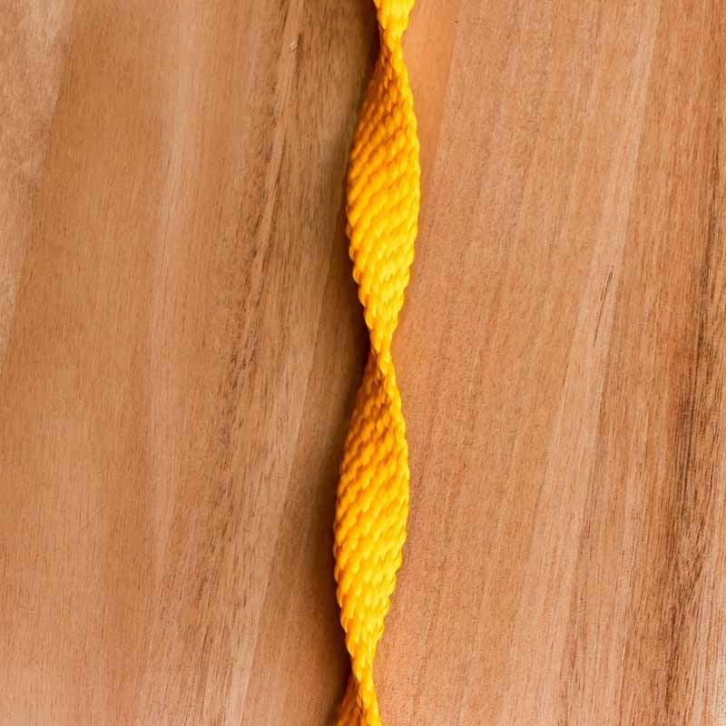 Dog Leash Strapping - Yellow - 10mm - Cams Cords