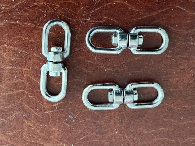 Double Dee Ring Swivel - Stainless Steel - Cams Cords