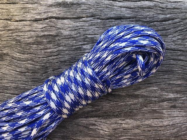 Electric Blue & Silver Paracord * - Cams Cords