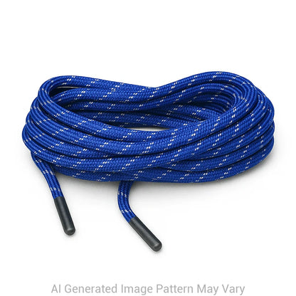 Electric Blue  550 Paracord Reflective Shoelaces