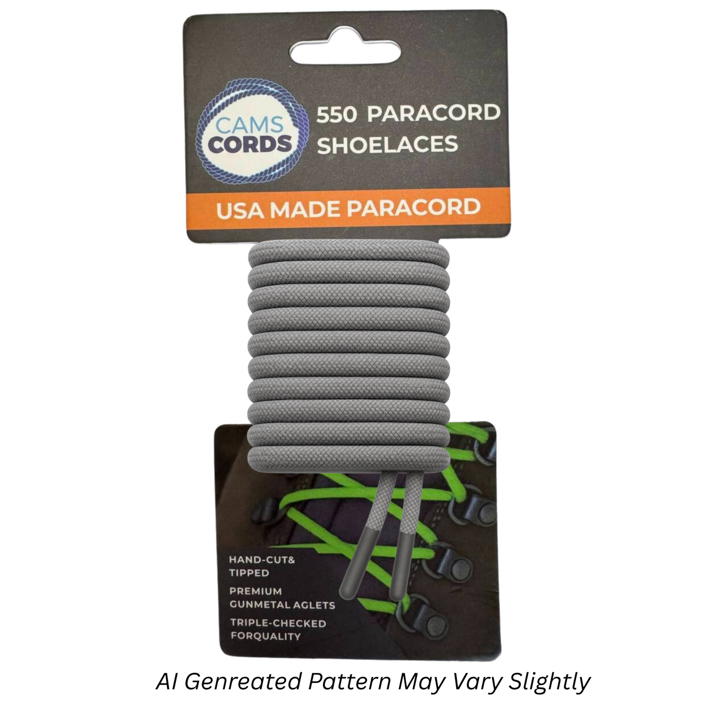 Foliage Green 550 Paracord Shoelaces