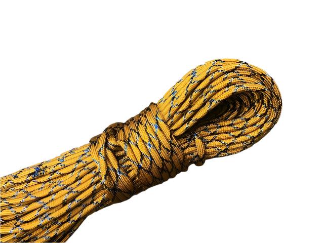 Golden Rod & Blue Metallic Paracord - Cams Cords