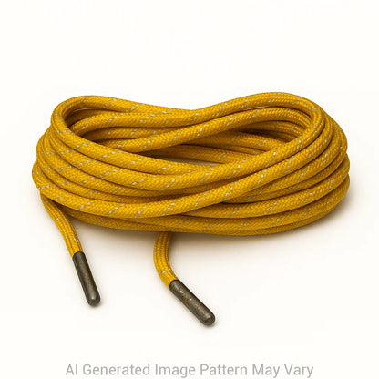 Golden Rod  550 Paracord Reflective Shoelaces
