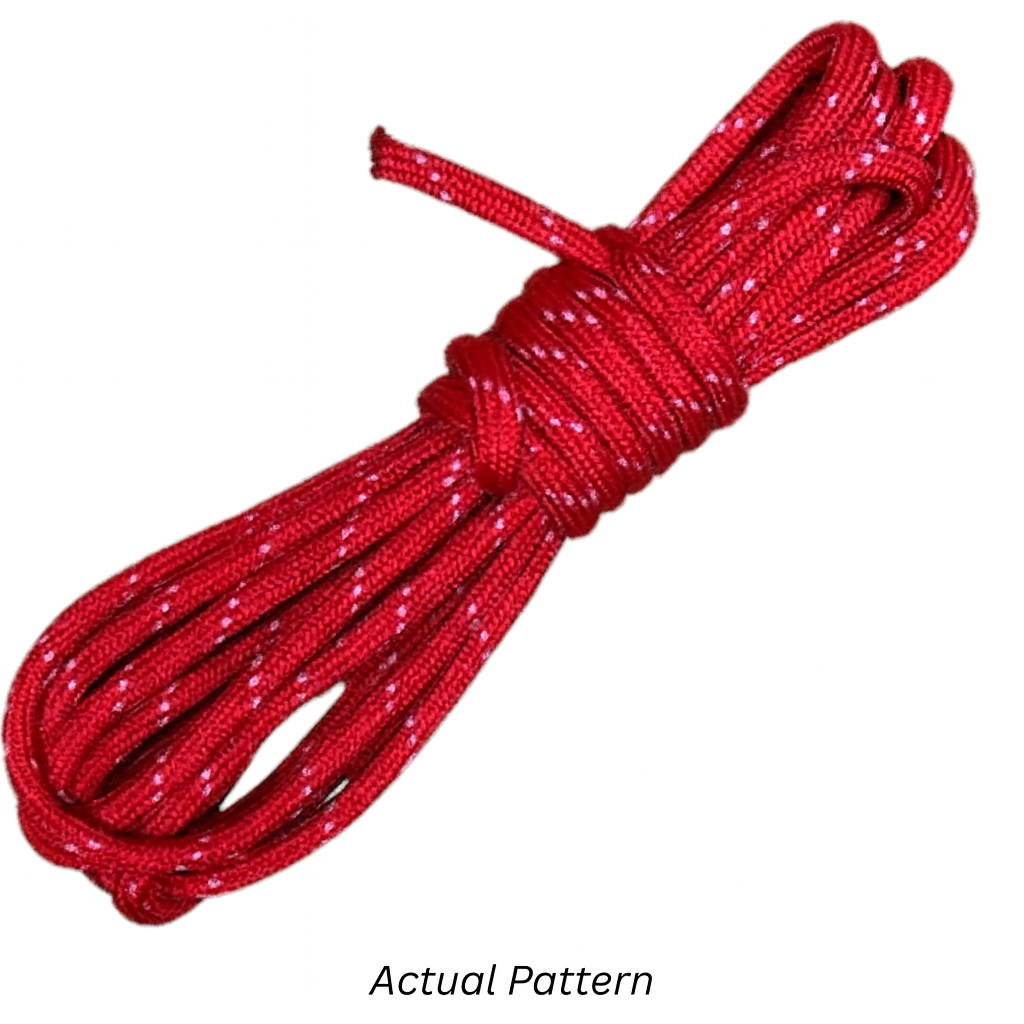 Imperial Red Reflective - Macrame 3mm*