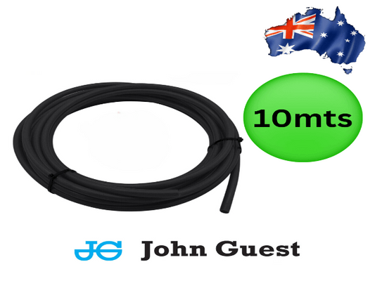 JOHN GUEST 12mm Black Tube - Caravan & RV Water Plumbing Pipe | 10m Coil - free Delivery - Cams Cords