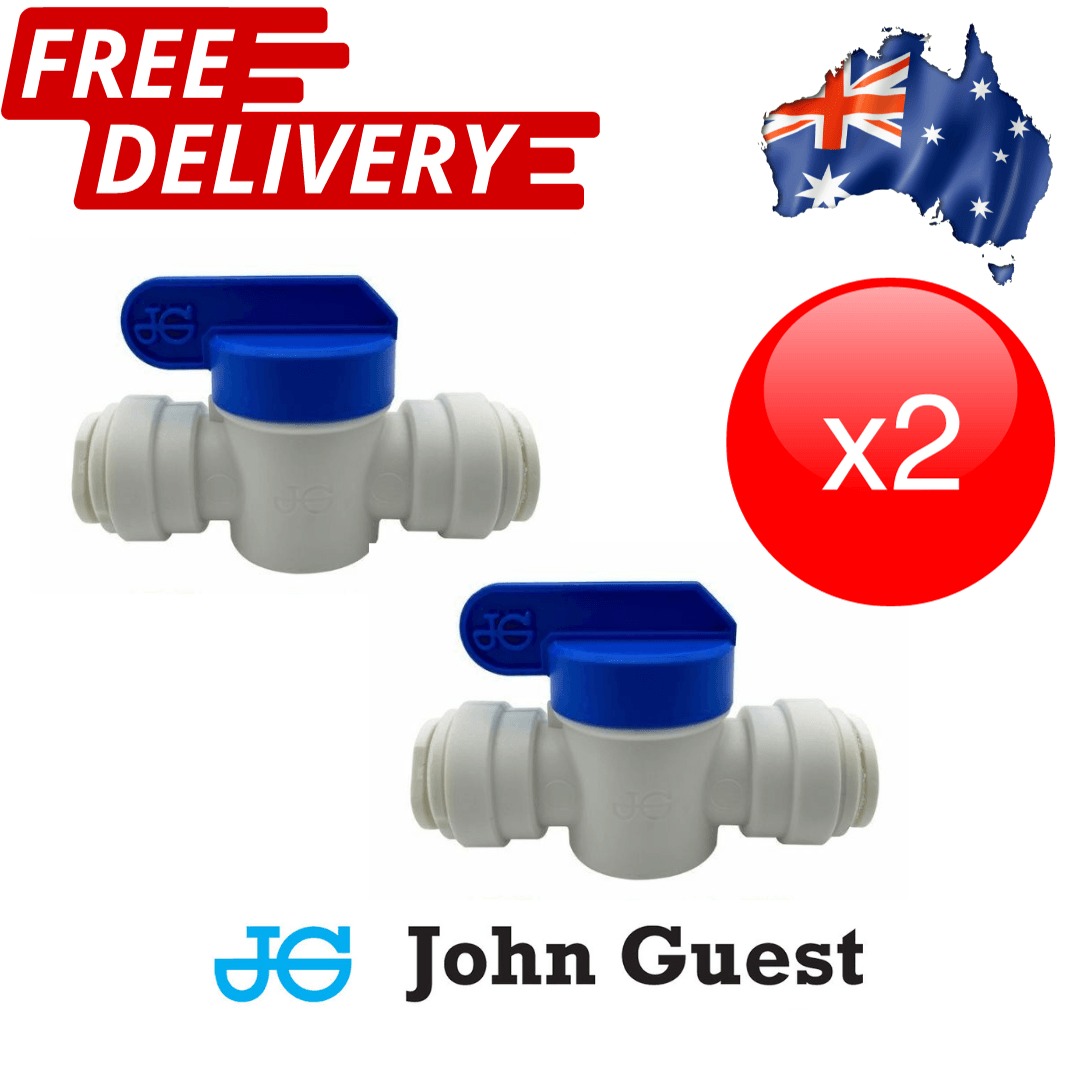 JOHN GUEST 12mm Shut Off Valve Two Pack - Free Delivery - Cams Cords