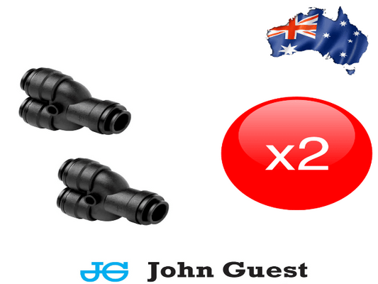 John Guest Speed Fit 12mm Equal Divider Twin Pack with FREE Delivery - Cams Cords