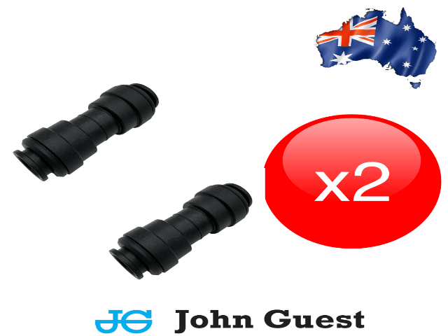 John Guest Speed Fit 12mm Straight Joiner Twin pack with FREE Delivery - Cams Cords