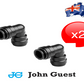 John Guest Speed Fit 12mm x 90 Degree Elbow Connector Twin Pack with FREE Delivery - Cams Cords