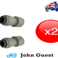 John Guest Speed Fit Tap Adaptors - 2 Pack - Free Delivery - Cams Cords