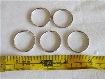 Key Rings / Split Rings - Stainless Steel 25mm - Cams Cords