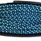 Lattice- Aqua-Black halter - 6mm - Cams Cords