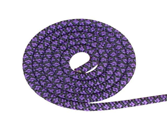Lattice- Purple-Black halter - 6mm - Cams Cords