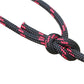Marine Rope - Black with Pink Flecks - 12mm* - Cams Cords