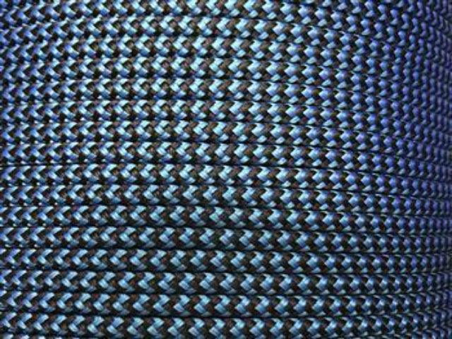 Marine Rope - Blue-Black zig zag - 6mm* - Cams Cords