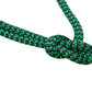 Marine Rope - Green-Black zig zag - 12mm* - Cams Cords
