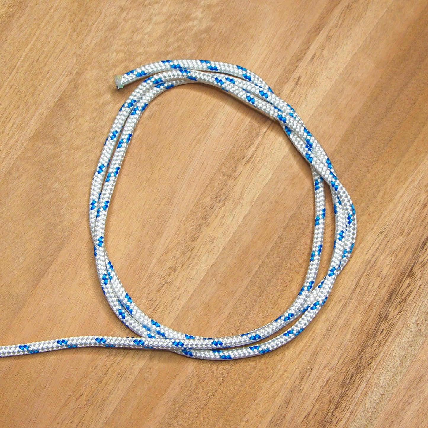 Marine Rope - White & Blue fleck - 6mm - Cams Cords