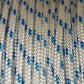 Marine Rope - White & Blue fleck - 6mm - Cams Cords