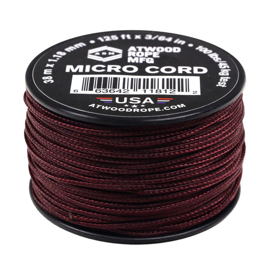 Atwood Micro Cord 1.18mm - Maroon *New*