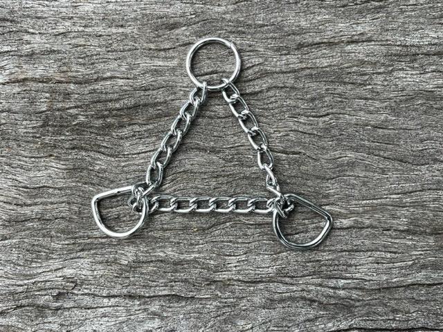 Martingale Collar kit - 20mm Chrome Plated D Ring - Cams Cords