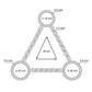 Martingale Collar kit - 20mm Chrome Plated O-Ring - Cams Cords