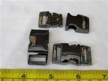 Metal Buckle - Black 15mm - Cams Cords