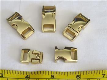 Metal Buckle - Gold 10mm - Cams Cords