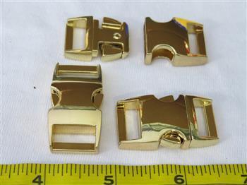 Metal Buckle - Gold 15mm - Cams Cords