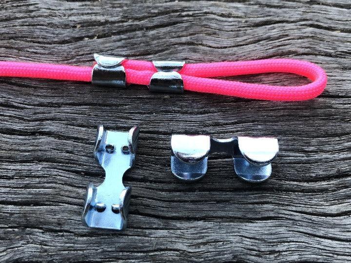 Metal Rope Clamp - Silver 4mm - Cams Cords