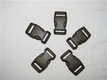 Military Green Buckles - 15mm - Cams Cords